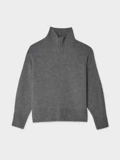 merino cashmere standneck