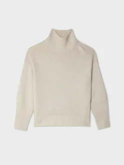 merino cashmere standneck