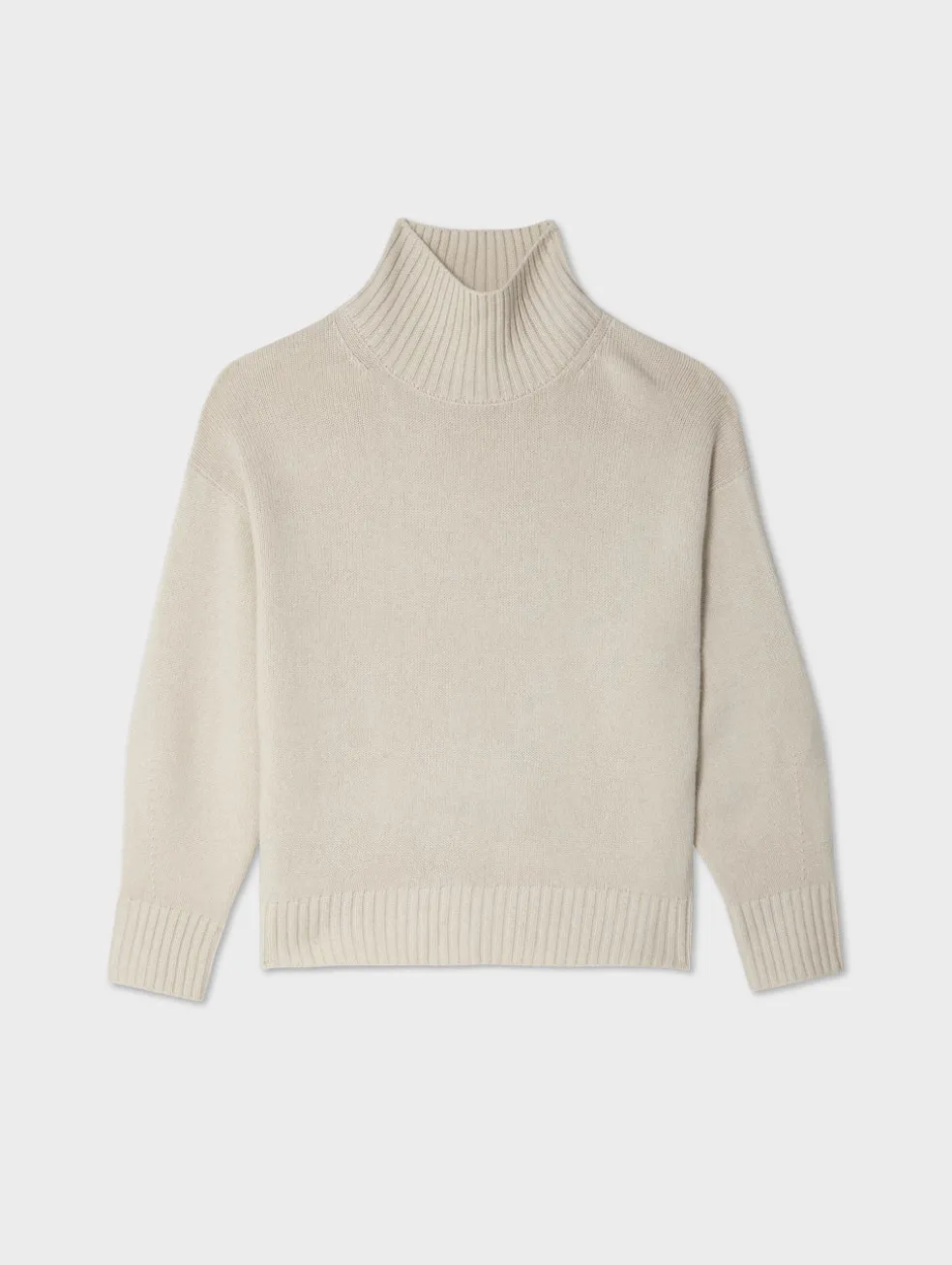merino cashmere standneck