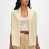 organic cotton mini trapeze cardigan