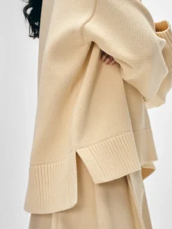 organic cotton oversized v neck