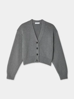 organic cotton v neck cardigan