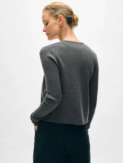 superfine merino cardigan