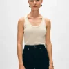 superfine merino ribbed tank