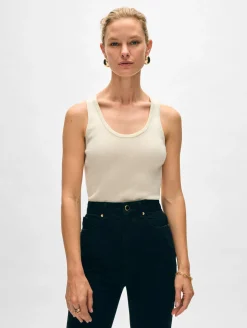 superfine merino ribbed tank