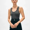 superfine merino ribbed tank