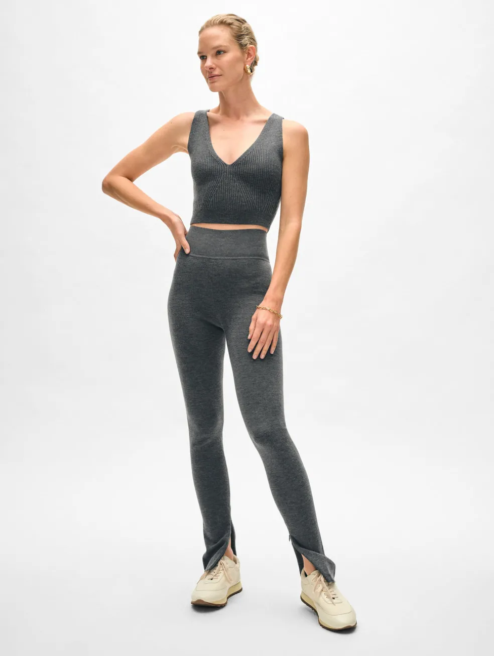 superfine merino zip leggings