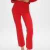 superfine organic cotton kick flare pant
