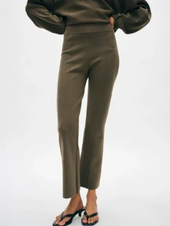 superfine organic cotton kick flare pant